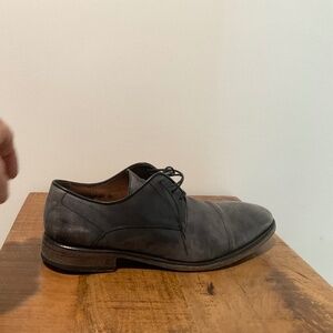 John Varvatos Gray dress shoe